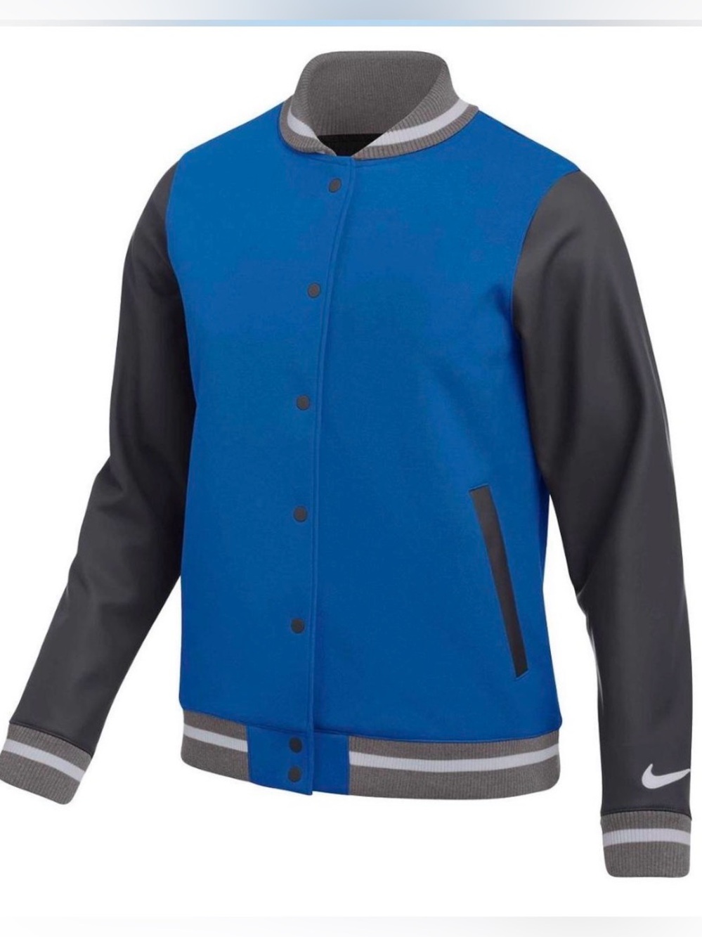 Nike Team Varsity Letterman Bomber Jacket